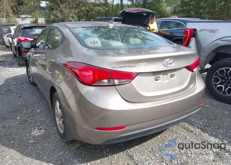 2014 Hyundai Elantra Se from USA, damaged, VIN 5NPDH4AE5EH541776